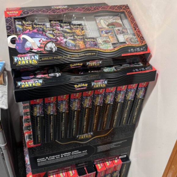 Pokemon Other - Pokémon TCG: Paldean Fates Great Tusk ex & Iron Threads ex Premium Collection